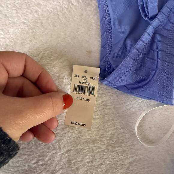 Aerie V Pique One Piece Swimsuit - Picture 3 of 5